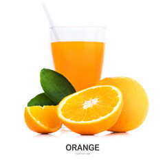 Orange fruit with orange leaves.