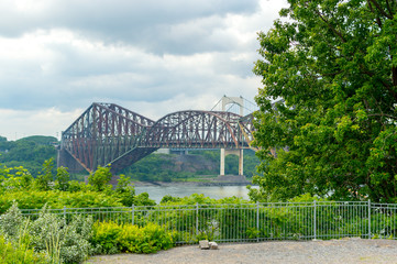 Quebec city bridge in Quebec city, Canada
