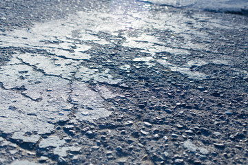 macro asphalt background