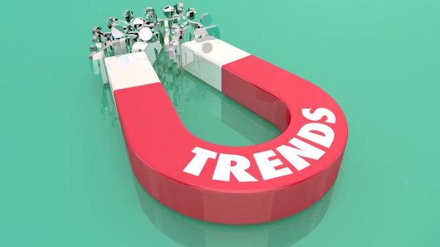 Trends Buzz Trending Popularity Magnet Pulling People 3d Animation