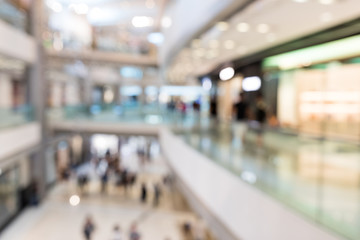 Obraz premium Blur of shopping mall