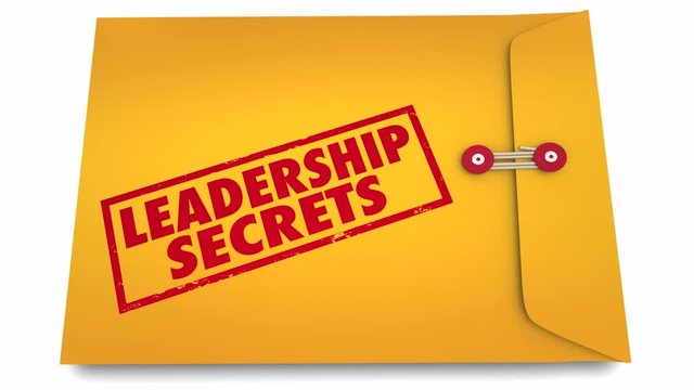 Leadership Secrets Inspire Motivate Envelope 3d Animation