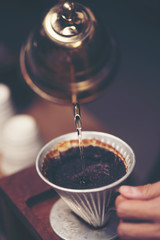 Coffee Cafe Barista Apron Uniform Brew Concept