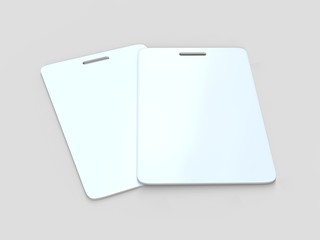Blank Bag Tag, Event Passe and Name Badge for mock up design. 