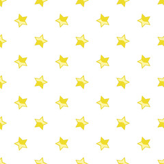 Vector seamless pattern with stars. Cute backdrop for textiles and any other design for children.