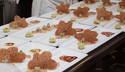 Commercial appetizers for an event