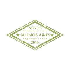 Postal Stamp from Buenos Aires