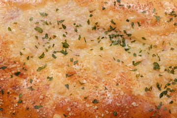texture of garlic bread or garlic toast