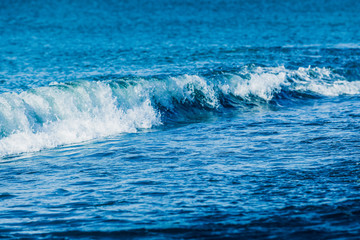 waves crashing on beach
