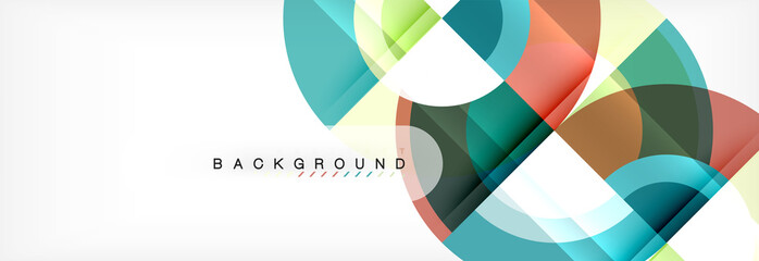 Obraz premium Wektorowy okręgu abstrakta tło