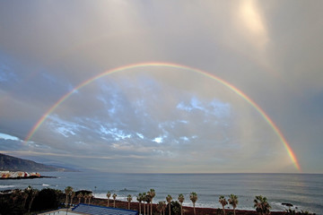 Rainbow in the Canary Islands