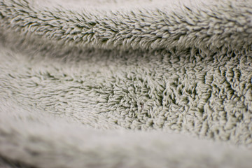 Background of gray soft fabric.
