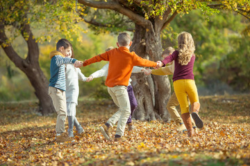 Fototapeta premium Beautiful fashionable children 