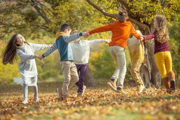 Fototapeta premium Beautiful fashionable children 