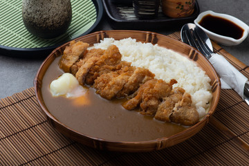 Katsu curry; Curry rice with fried pork