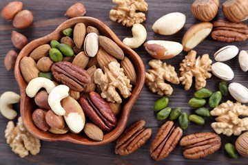 Mix of nuts. - 219751498