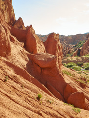 Fairy Tale Canyon, Kyrgyzstan.