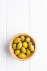 The green olives.