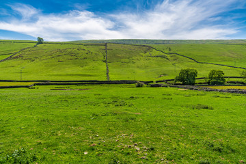 Yorkshire landscape near Litton, North Yorkshire, England, UK
