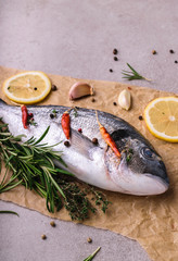 Cooking fresh dorado fish