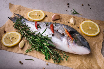 Cooking fresh dorado fish