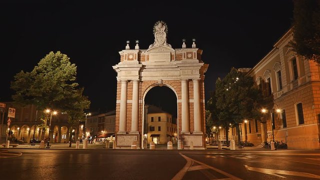 Village of Italy, Rimini, Santarcangelo di Romagna - Time lapse.