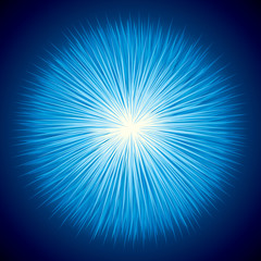 Abstract background. Explosion. Vector drawing