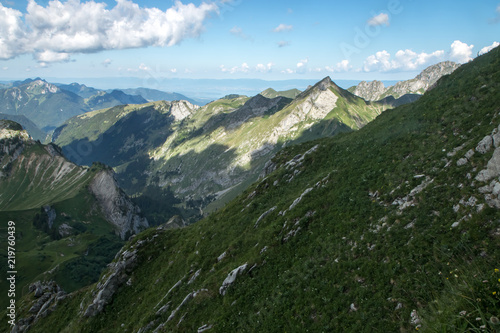 Montagne Du Chablais Depuis Les Cornettes De Bise Alpes