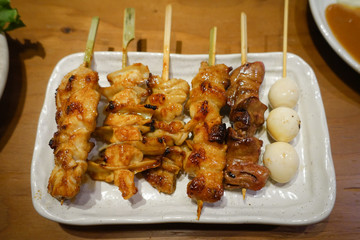 japanese food in tokyo. Japan.