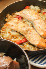 鮭のちゃんちゃん焼き