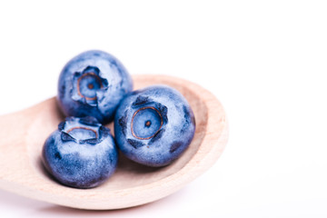 Fresh sweet blueberry fruit.