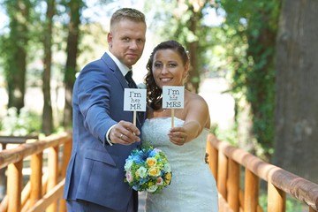 lustiges Hochzeitsshooting