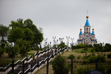August, 2011 - Khabarovsk, Khabarovsk Territory - Grado-Khabarovsk Cathedral of the Dormition of...