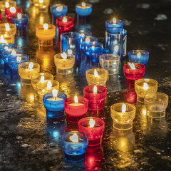 ernest wish symbolized by church candles