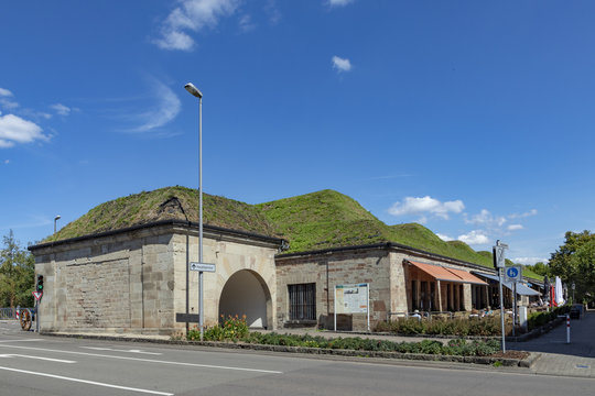 casemates at the river Saar in Saarlouis