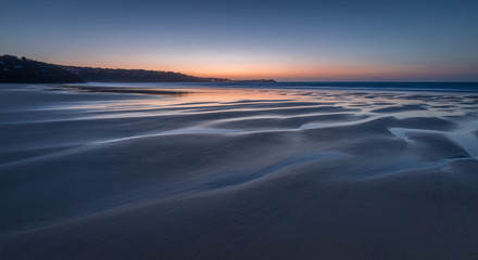 Dusk, Gwithian Sands, Cornwall