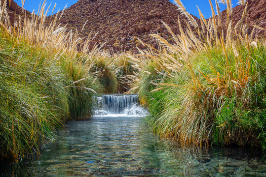 Puritama Hot Springs Near San Pedro D' Atacama, Chile