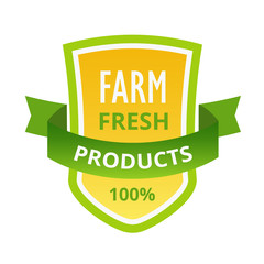 Eco-friendly natural products, farm fresh products, biological labels, tags, stickers.