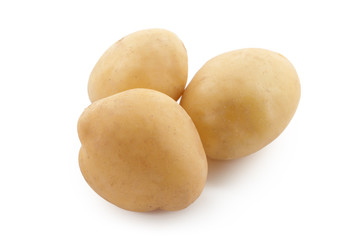 potato isolated on white background