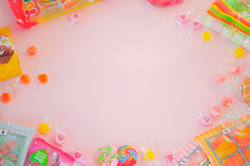 グミ　キャンディー　スイーツ　ロリポップ　カラフル　パステル　ゆめかわいい　女子