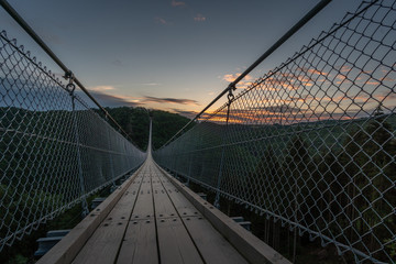 Geierlay, suspension bridge in Germany