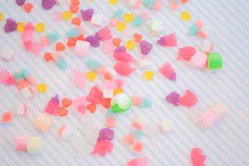 グミ　キャンディー　スイーツ　ロリポップ　カラフル　パステル　ゆめかわいい　女子