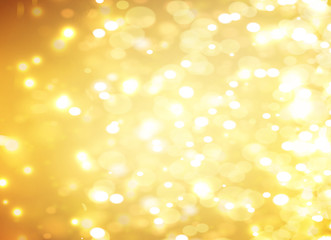Yellow Bokeh Background Light Effect For Your Design