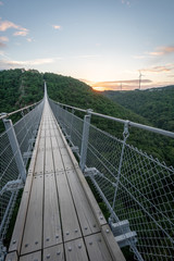 Geierlay, suspension bridge in Germany