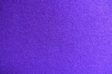 Simple bright violet knitted fabric from above