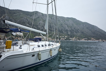 yachts in the Montenegro