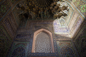 Madrasa entrance in Uzbekistan