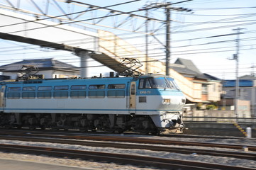 Naklejka premium 電気機関車