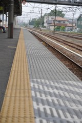 Fototapeta premium ホーム・駅