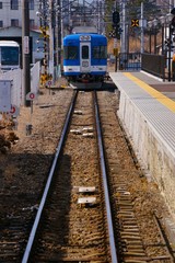 Obraz premium 富士山駅（ホーム）
